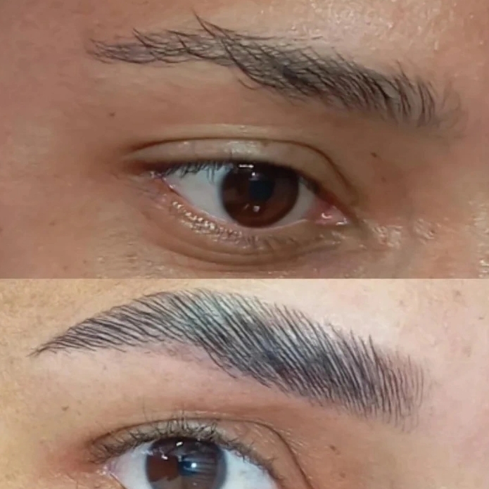 BROW LAMINATION COM HENNA