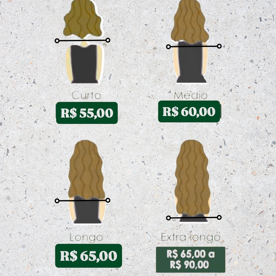 escova a partir de R$50,00