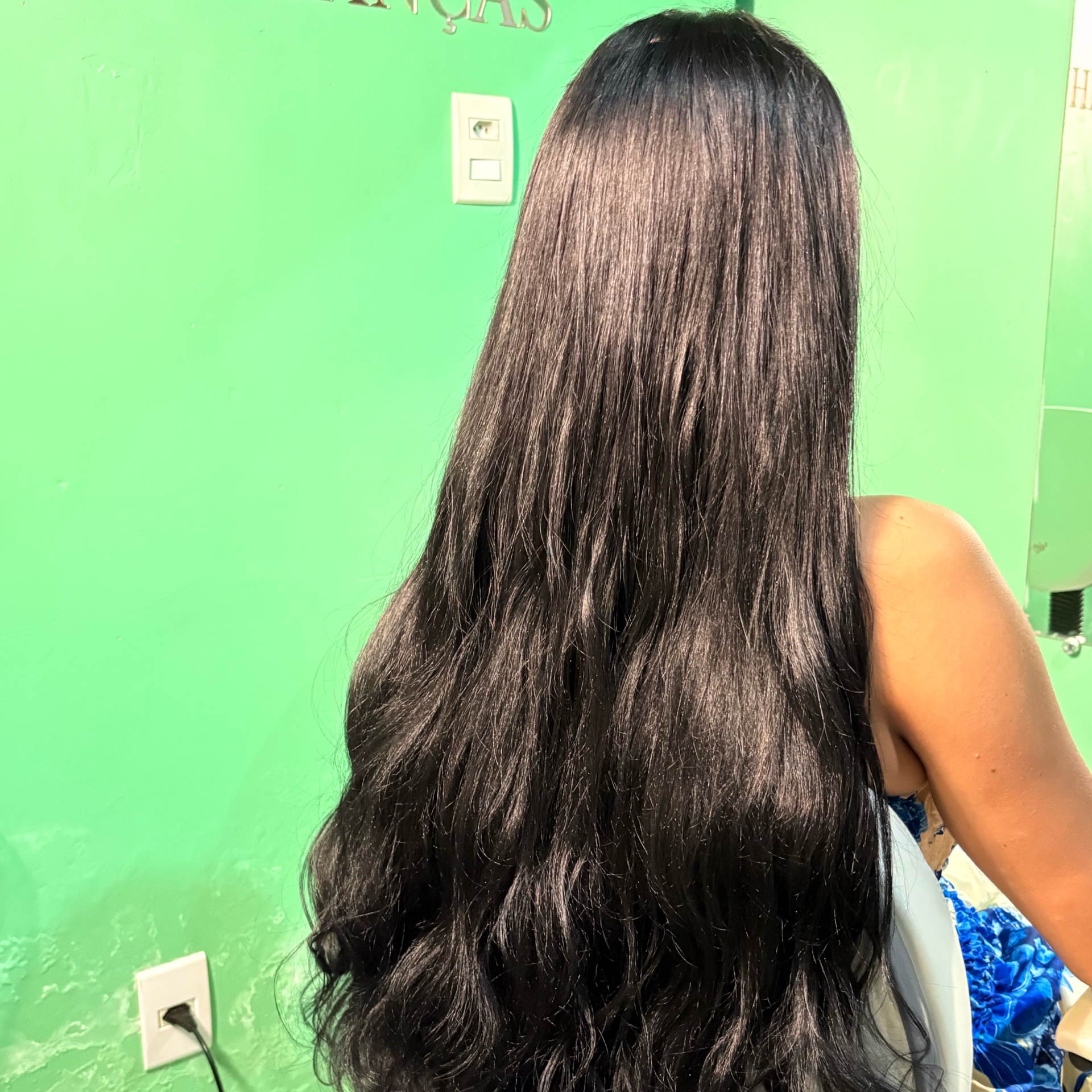 mega hair com fibra