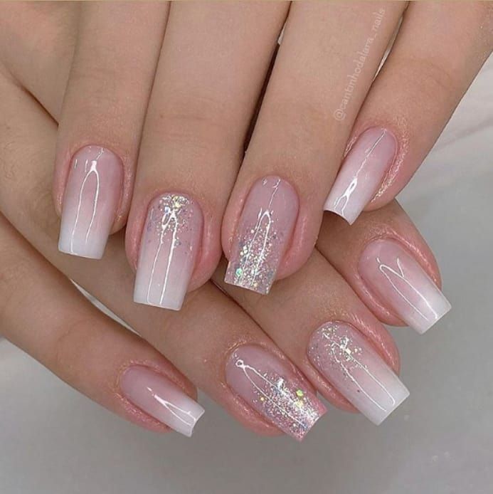 Unhas acrílica cor única