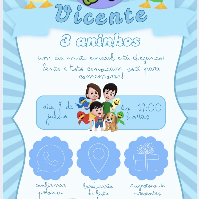 Convite simples
