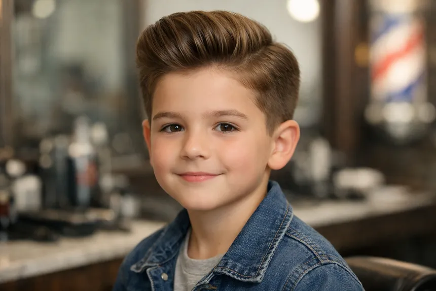 corte de cabelo infantil social clássico
