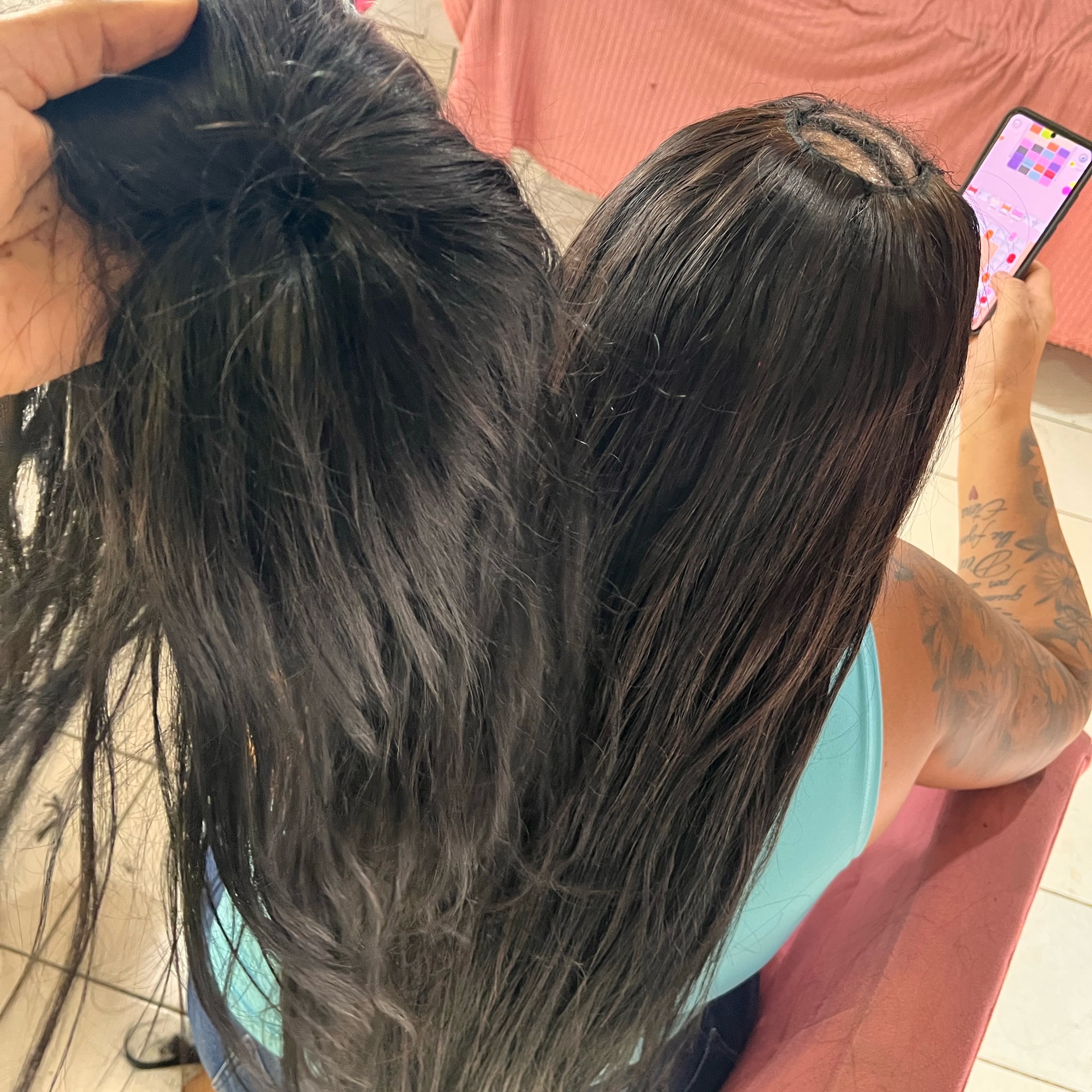 Extensão de Mega hair a partir de 220 reais meia cabeça consulta valor final do seu procedimento