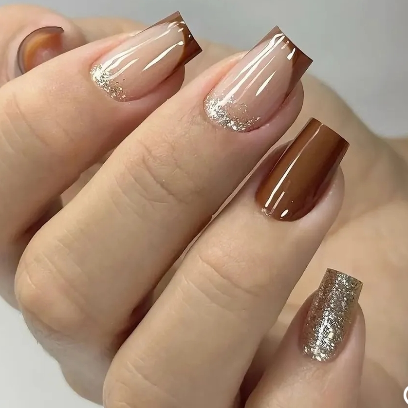 banho de gel com decoração/esmaltação