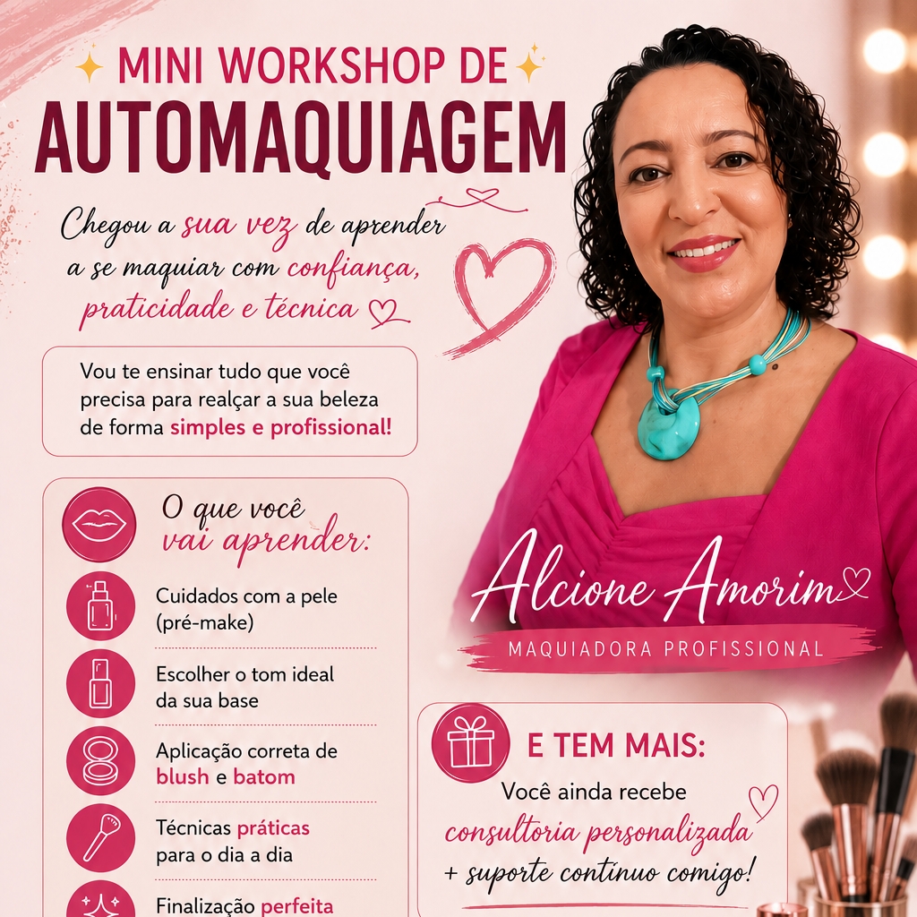 Mini workshop de automaquiagem