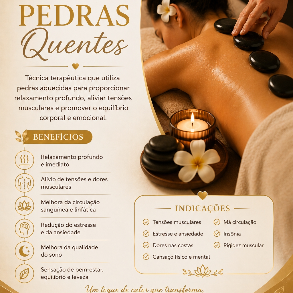 Terapias com pedras quentes