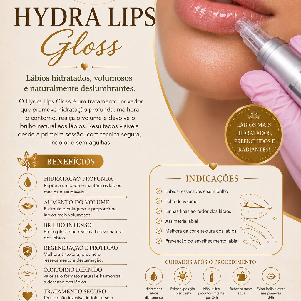 Hydra Lips Gloss (rejuvenescimento labial)