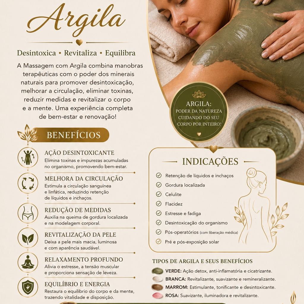 Massagem com argila