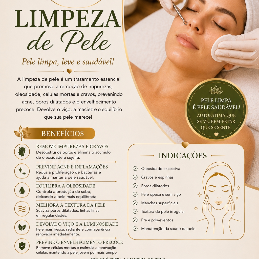 Limpeza de pele facial