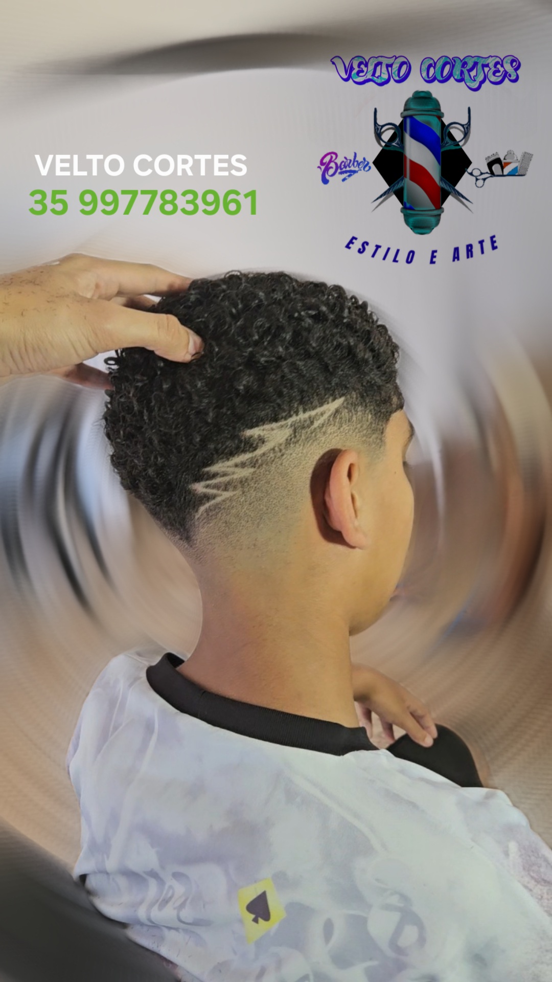 Corte de cabelo + navalhado