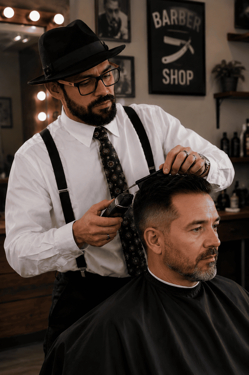 Corte de cabelo adulto (  masculino )