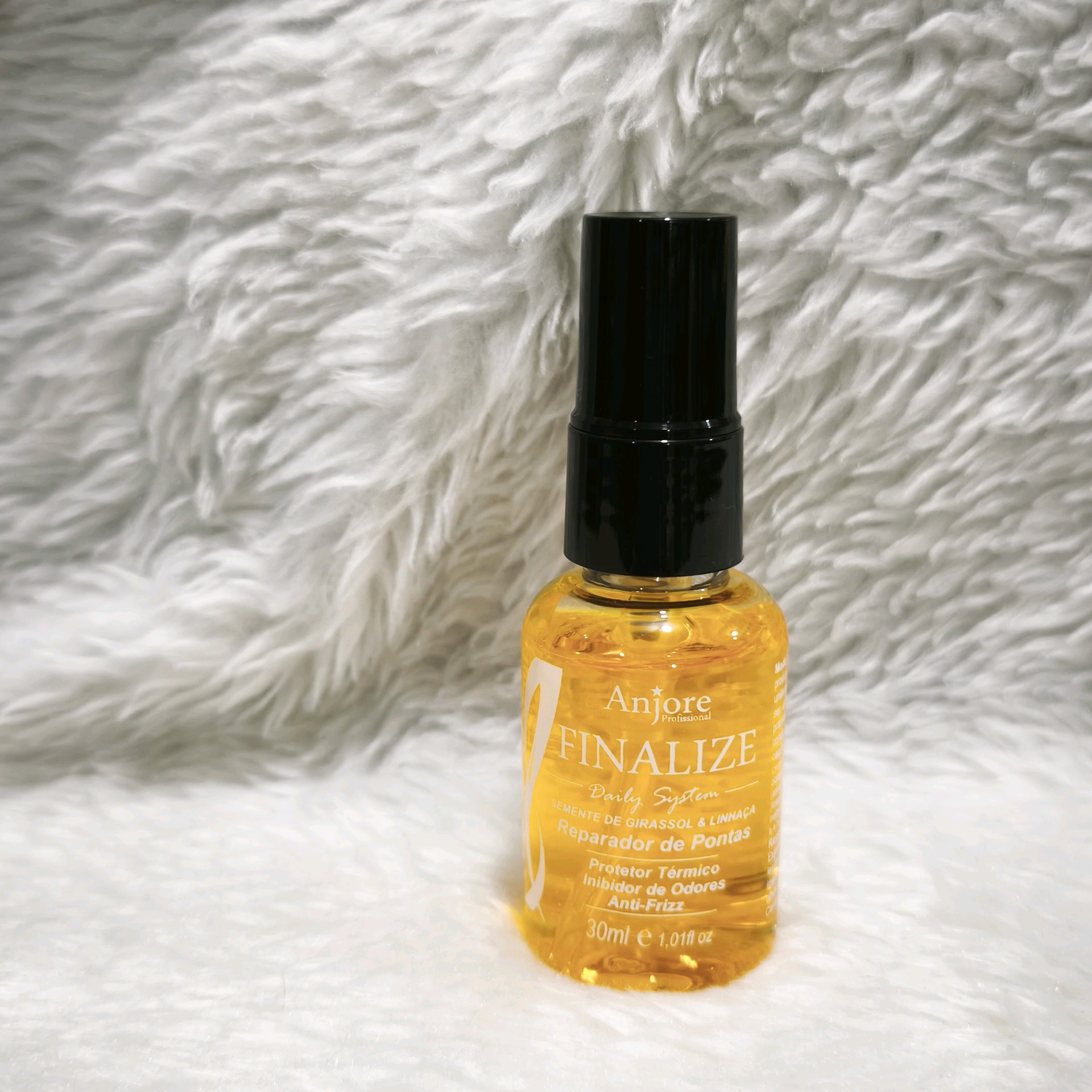 sérum reparador de pontas e perfume