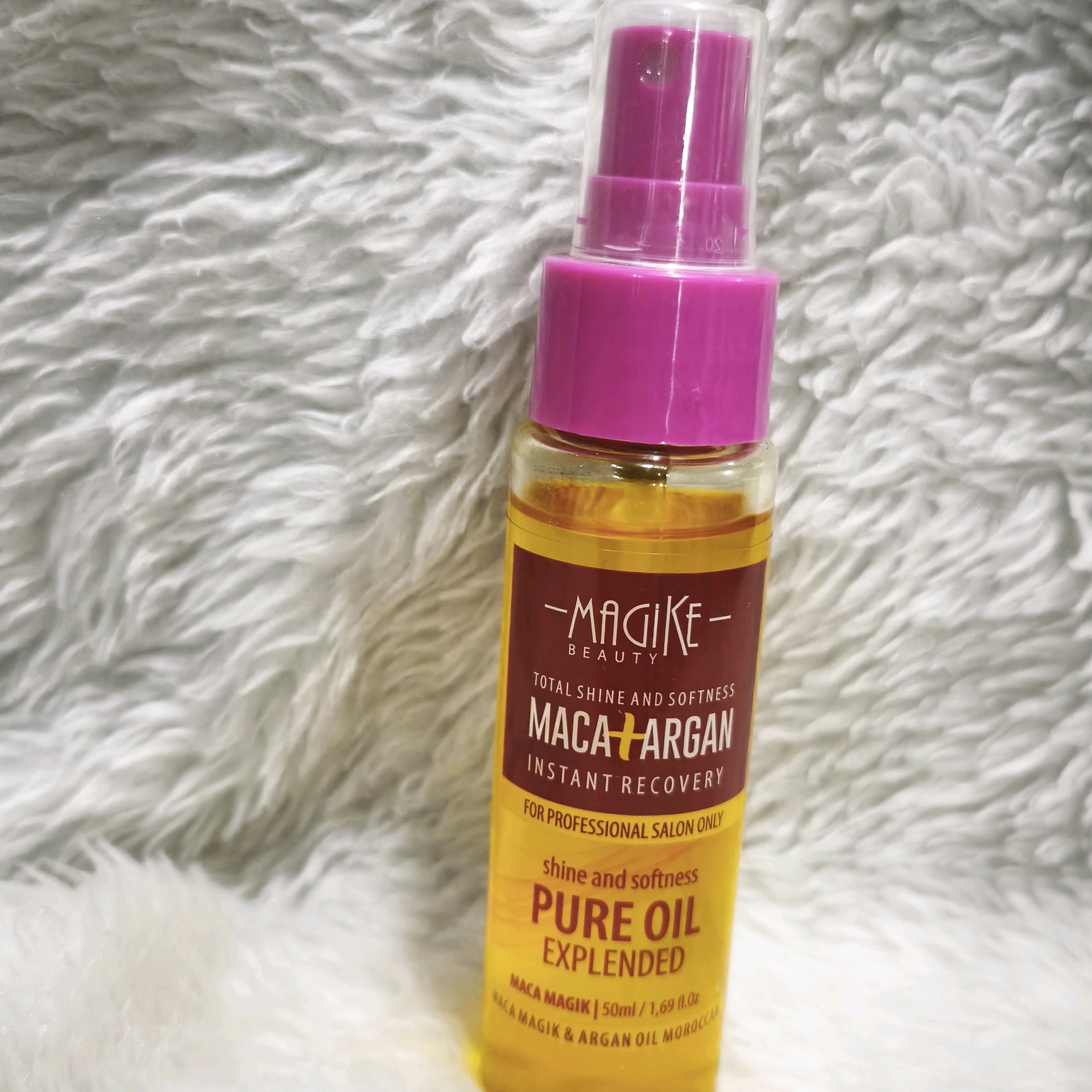 Óleo de umictacao argan profissional