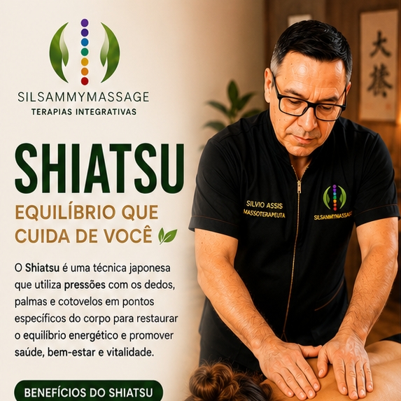Shiatsu massagem japonesa