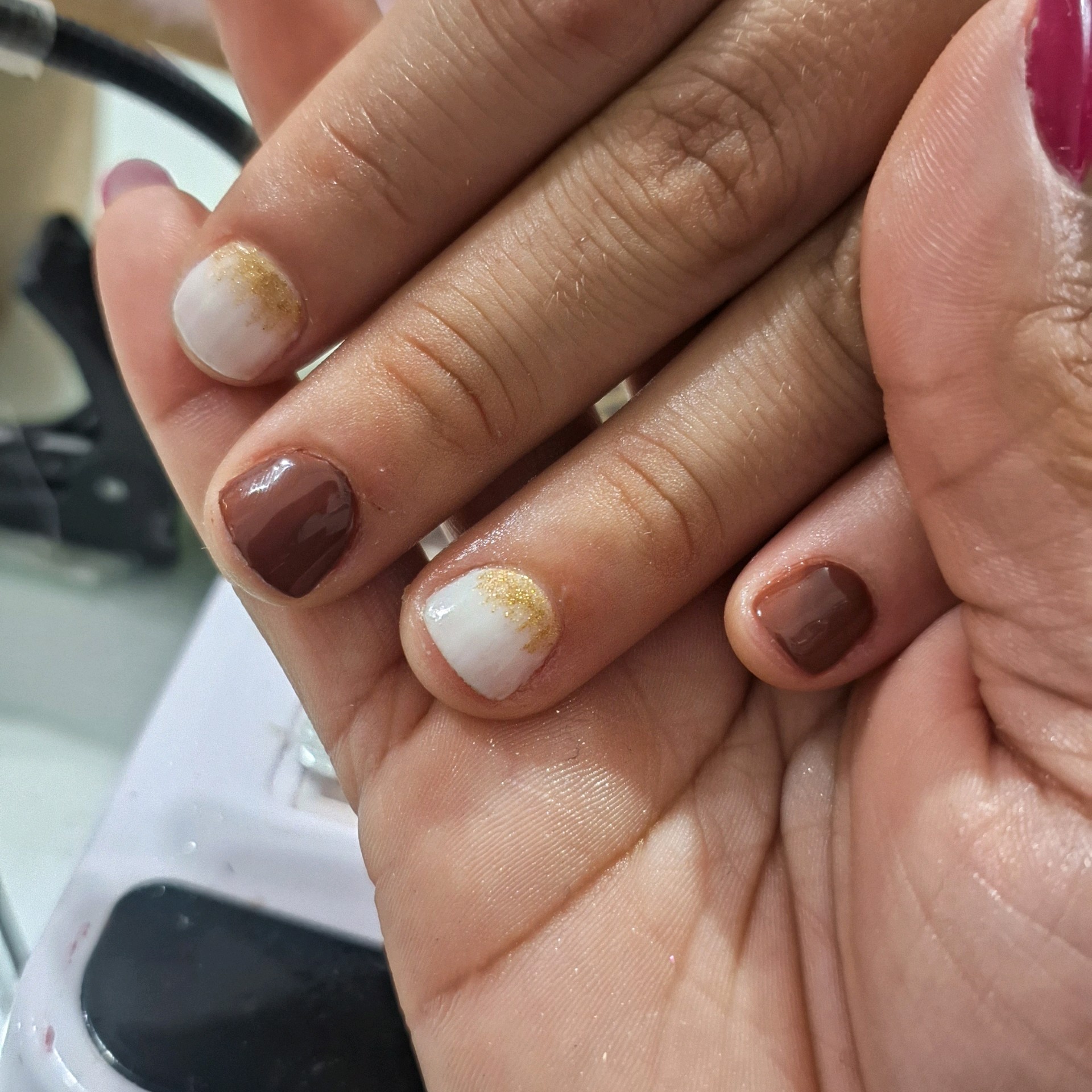 Esmaltação em gel mão