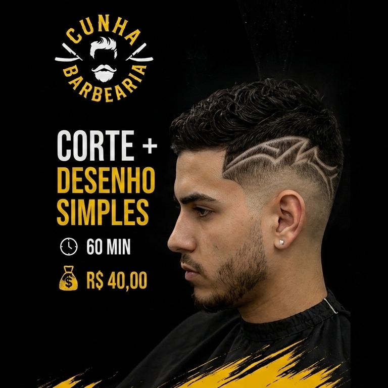 Corte + desenho simples