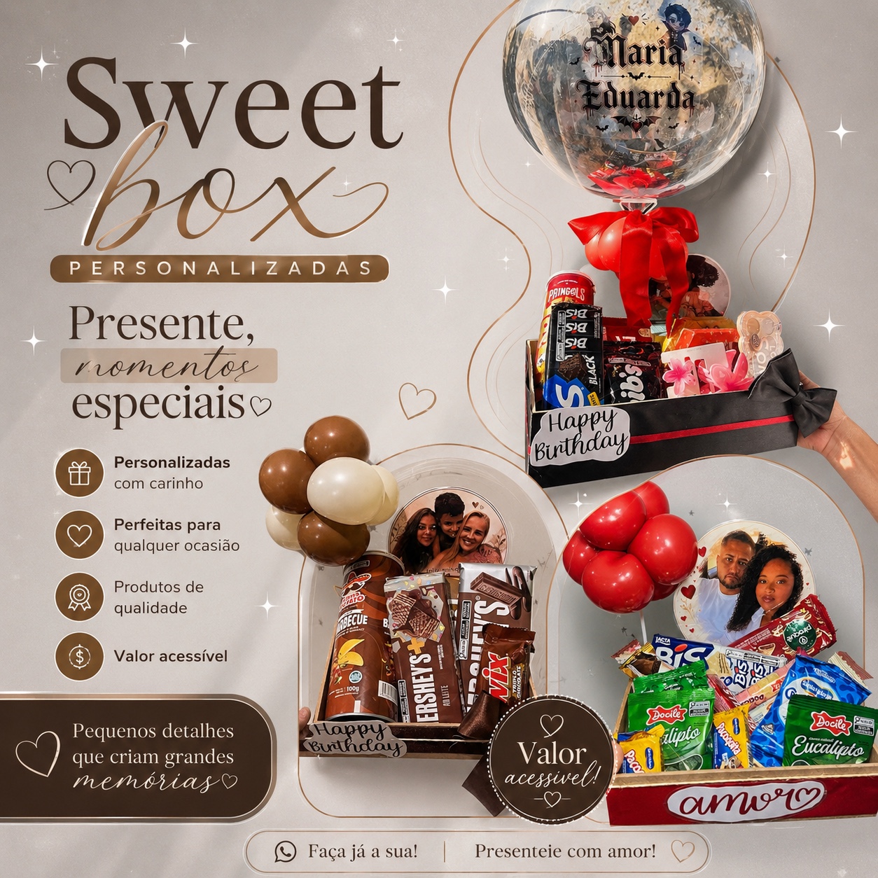 Sweet box personalizadas