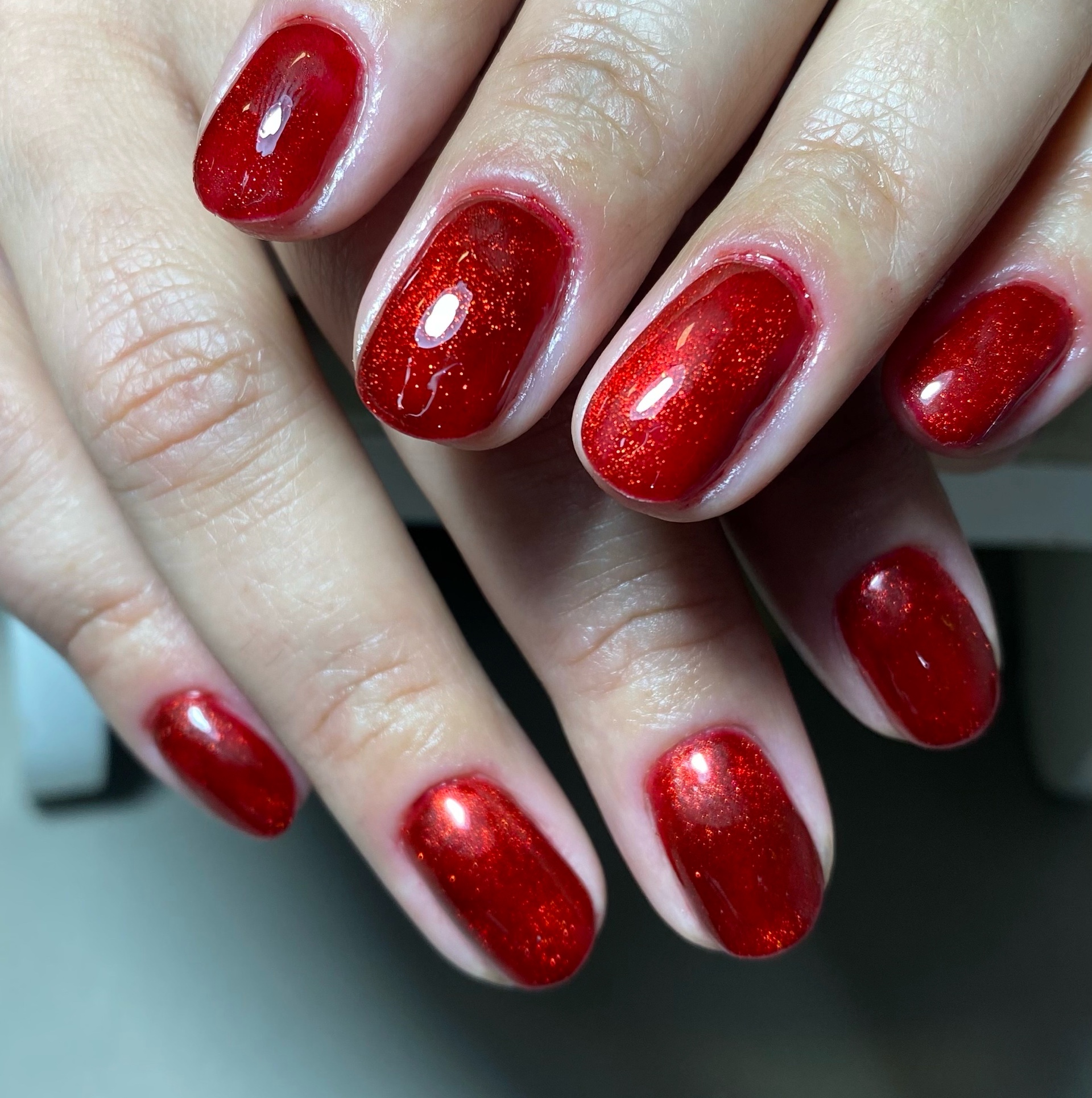 Banho de gel c/cuticulagem e esmaltação