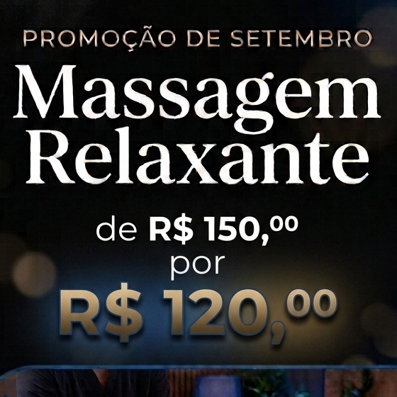 `01 Massagem Relaxante - PROMOÇÃO SETEMBRO`