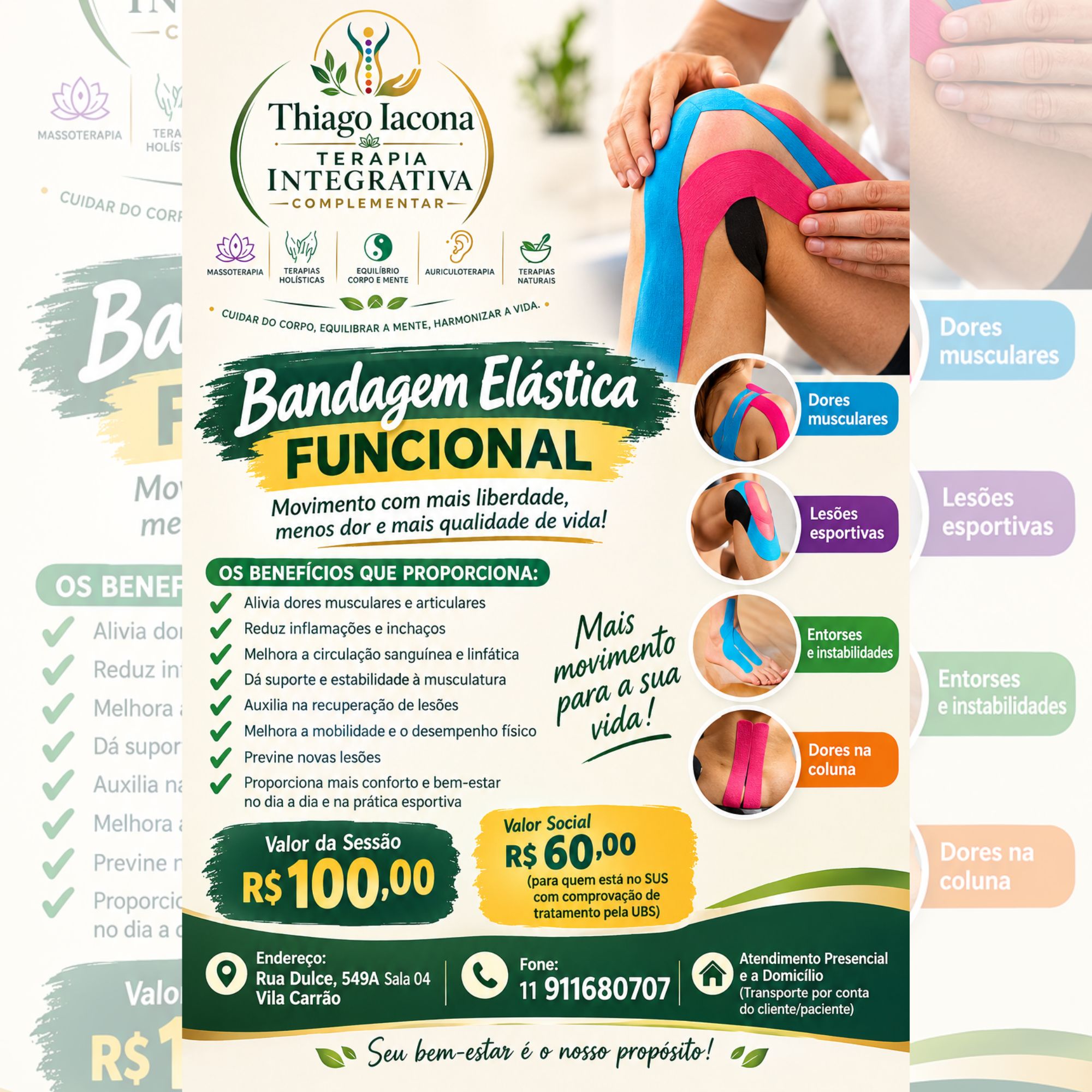 Bandagem Elástica Funcional (Social)