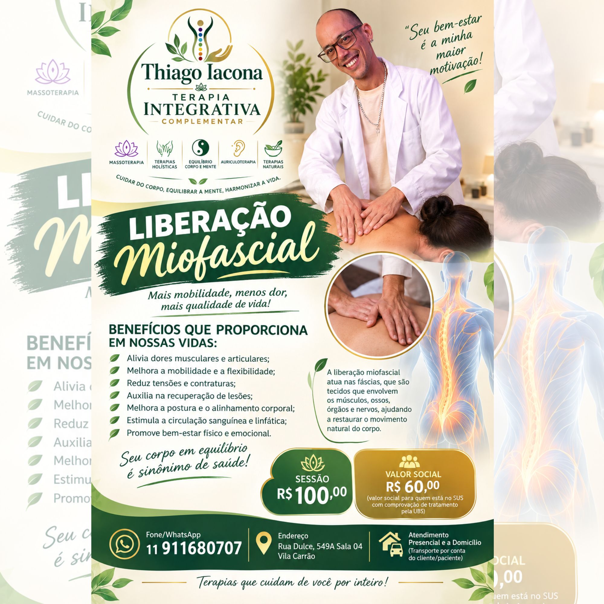 Liberação Miofascial (avulsa)