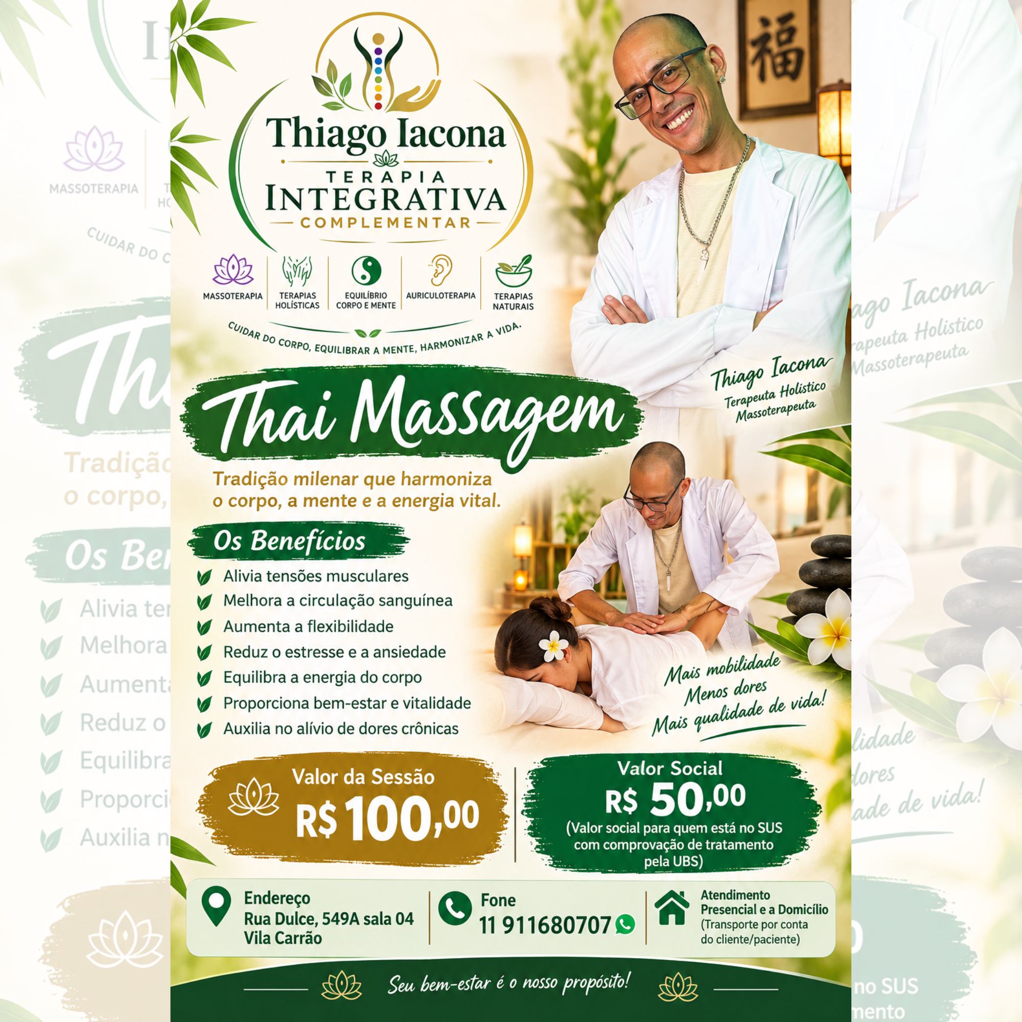 Thai Massagem (pacote)